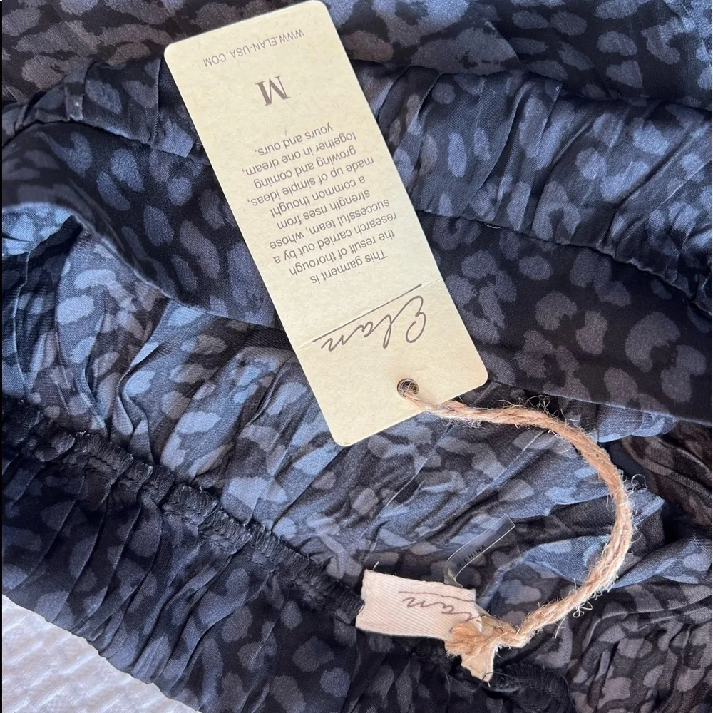 Elan Leopard Print Skirt NWT